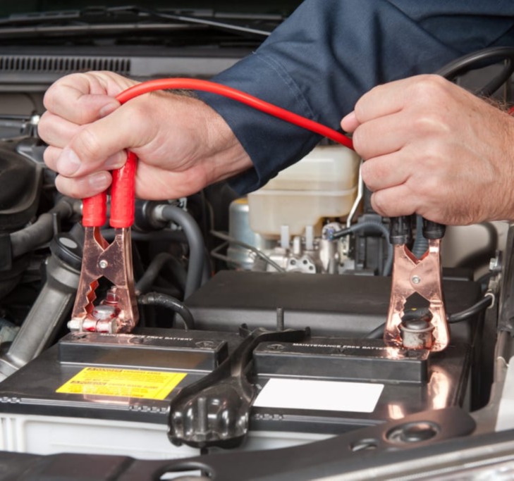 Battery jump start service